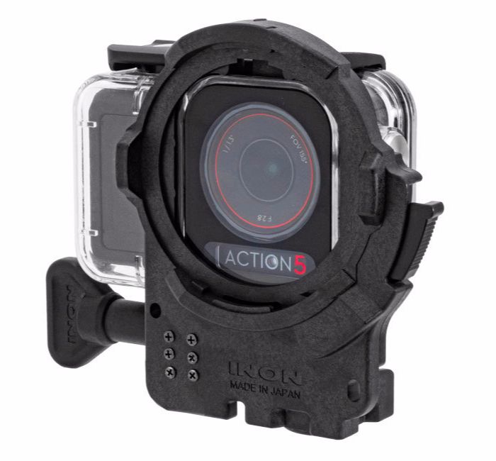 With DJI Osmo Action 5 Pro installed