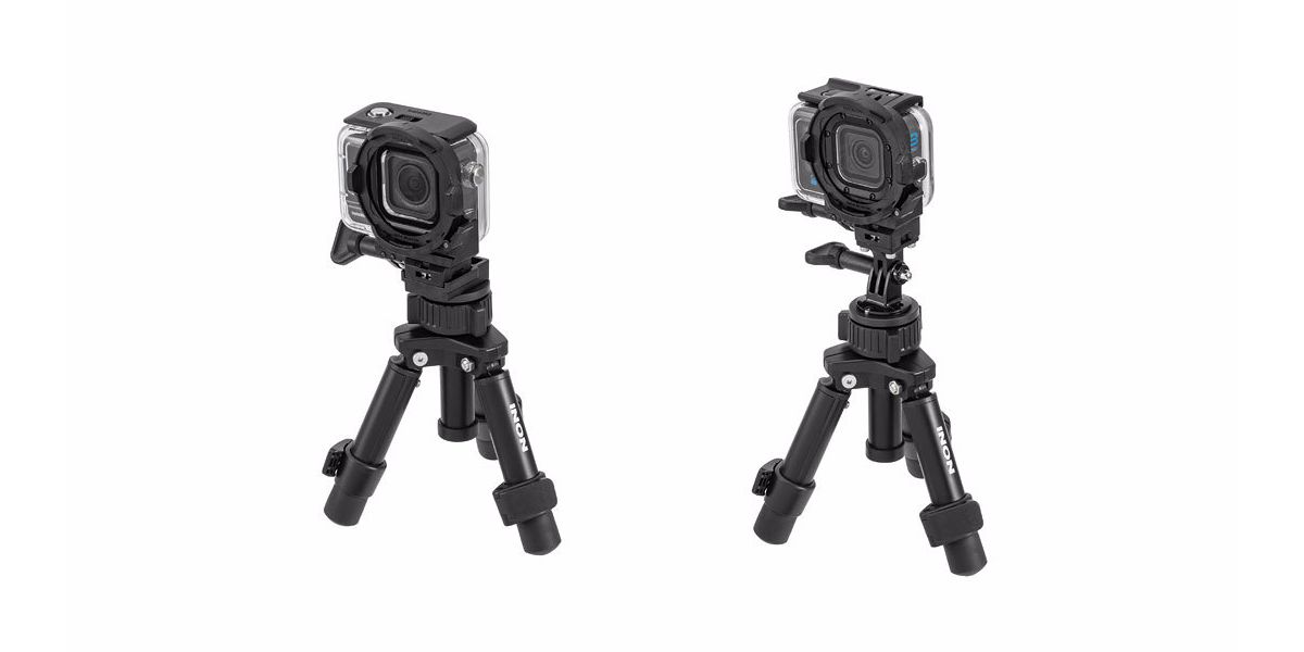 Installed on the compact tripod UWTP-C1