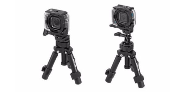 Installed on the compact tripod UWTP-C1