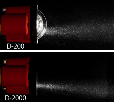 Focus Light trajectory (underwater)